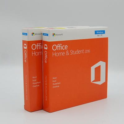 1 PC Ms Office Home & Student 2016 Windows Operating Systems Software