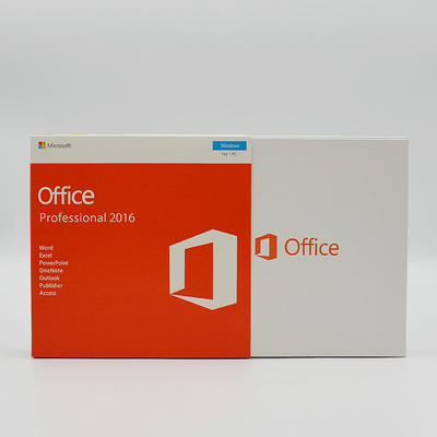 Lifetime Warranty Microsoft Office Professional 2016 Retail Box DVD Online Activation