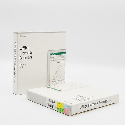 64 Bit Microsoft Office Home And Business 2019 DVD Pack 1 Key For 1 PC