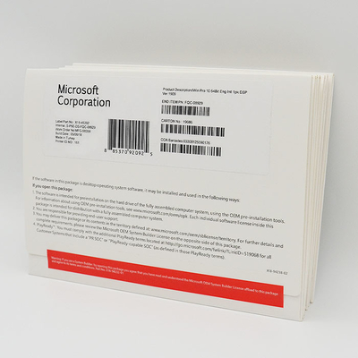 No Language Limit	Microsoft Windows Server 2012 Windows 10 Pro For Tablet / PC