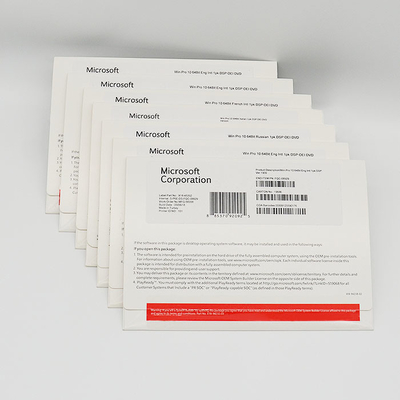 100 Genuine Microsoft Office Key Card Windows 10 Pro OEM License DVD