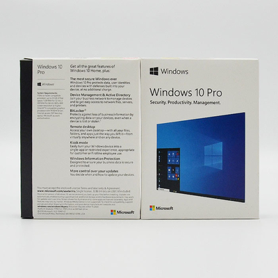 100% Online Activation Computer OS Software Windows 10 Pro Retail Box