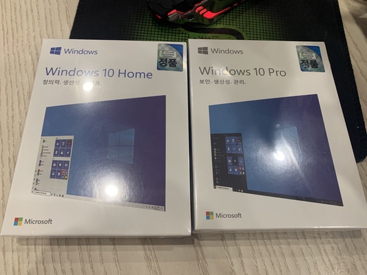 Cuboid Korean Languages Windows 10 Pro Retail USB Box