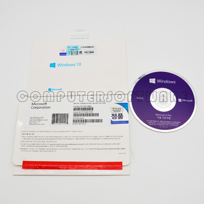 Korea Language MS Windows 10 Pro Oem DVD Package