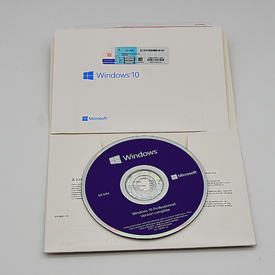 French Language Microsoft Windows 10 Pro Oem DVD Package
