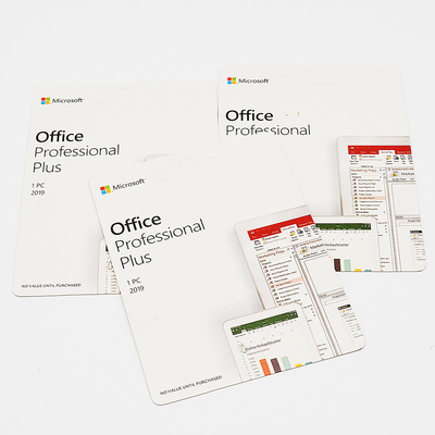 Internet Version Microsoft Office Pro Plus Card 1PC