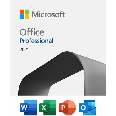 Microsoft Office Professional Plus 2021 Activation Card Classic 2021 Versions
