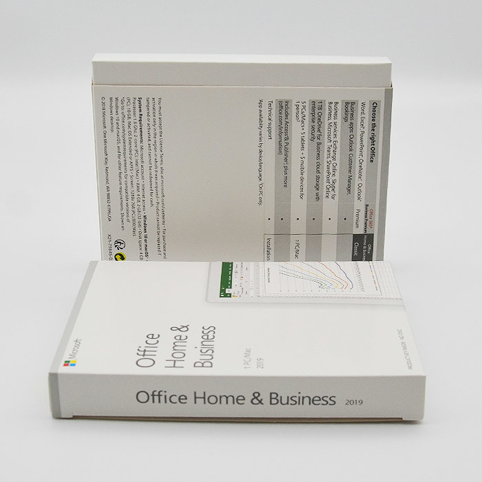 Original Computer OS Software Office 2019 Home And Business 1 Key For 1 PC