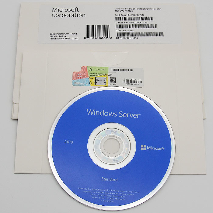 Desktop / Laptop Microsoft Windows Server 2019 Multi Language 100% Online Activation
