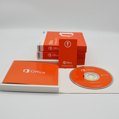Original 100% Office 2016 Professional , Ms Office 2016 Pro With Disc Retail Box