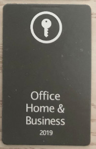 Office Home Business 2019 Key Card English