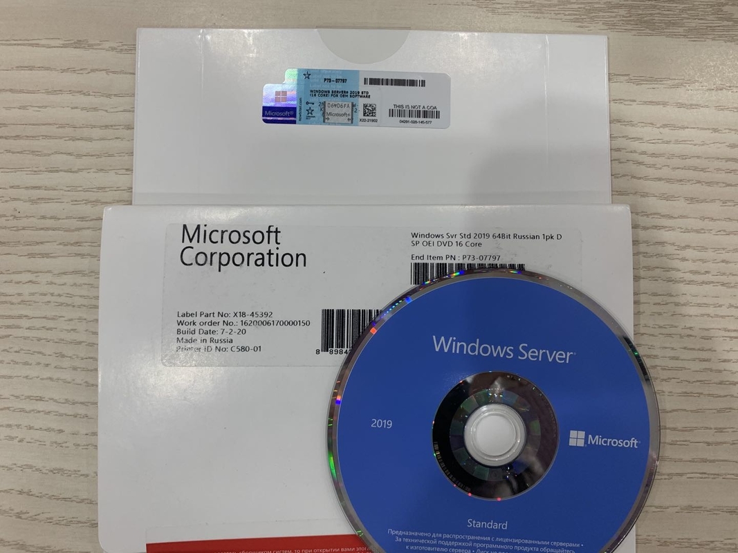 7VR-00451 Microsoft Windows Server 2019 Svr Std EMB ESD OLC 16 Core